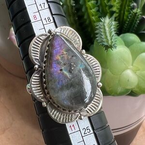 Purple Labradorite ring